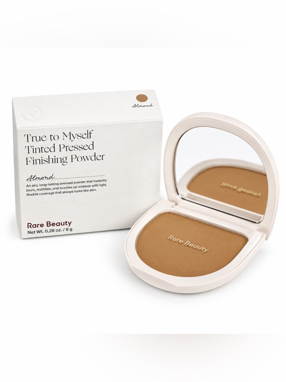 Rare Beauty True to Myself Tinted Pressed Finishing Powder – Almond – 8g / 0.28